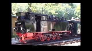 preview picture of video 'Racing Roland (Putbus to Göhren by n.g. steam railway)'
