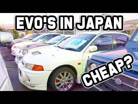 , title : 'CHEAP EVO'S FOR SALE IN JAPAN!?'