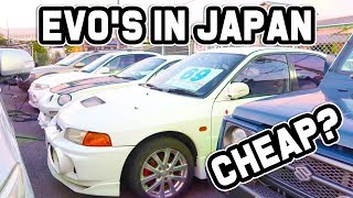CHEAP EVO&#39;S FOR SALE IN JAPAN!?