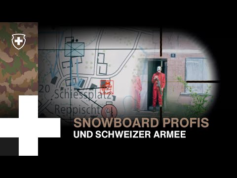 Snowboard pros and the Swiss Armed Forces