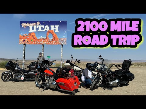 2100+ Mile road trip on Harleys | 2500 Mile Motorcycle Ride 2024