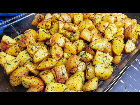 The BEST Crispy Oven Roasted Potatoes | Lemon Pepper Herb Roasted Potatoes