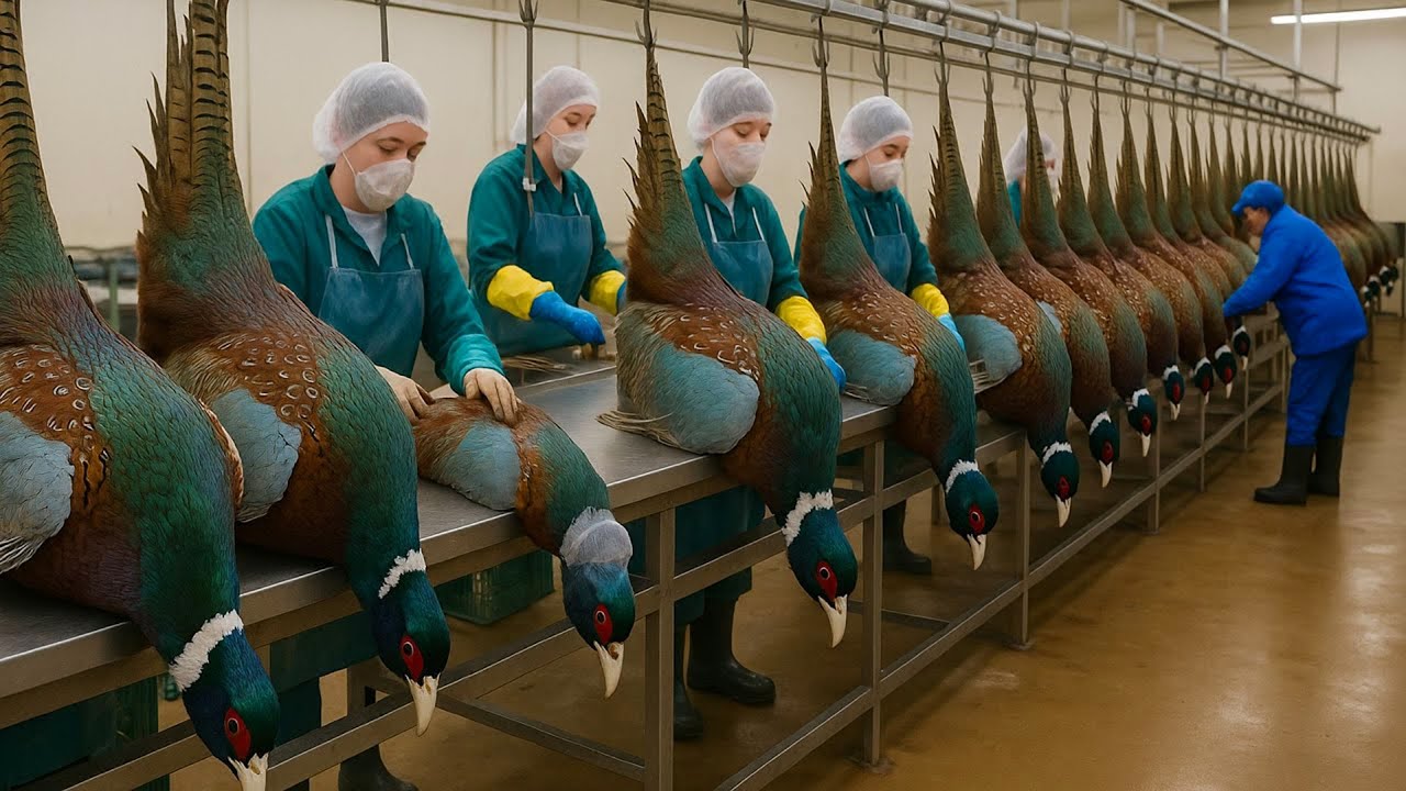 أغرب مشروع لتربية الطيور في العالم! ماذا يفعلون بهذه الكمية؟