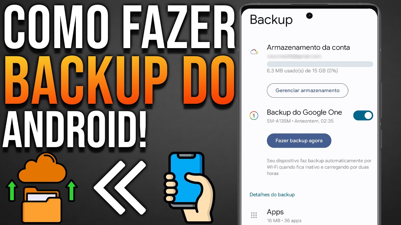 Como FAZER BACKUP COMPLETO do celular Android