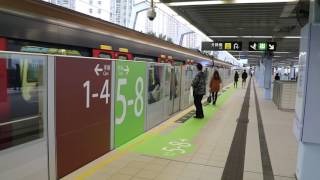 港鐵馬鞍山綫8卡列車首日啟用駛入恆安站2號月台