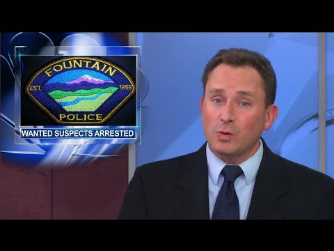 Fountain Police arrest two on multiple charges following pursuit