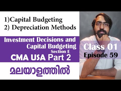 Capital Budgeting | CMA USA Part 2 – Section E