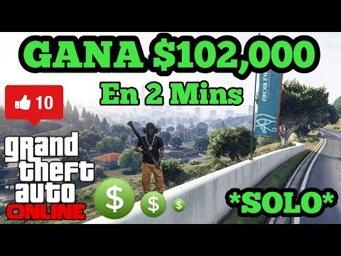 SOLO* GANA $102,000 EN 2 MINUTOS FACIL Y RAPIDO (PS4,XBOXONE,PC) SIN REQUISITOS - GTA V ONLINE
