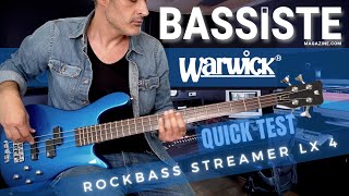 Video thumbnail for WARWICK ROCKBASS STREAMER LX 4  - QUICK TEST - Bassiste Magazine by BASSISTE MAGAZINE