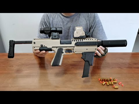 Colt M1911 Carbine Kit Toy Gun Unboxing 2023 - Auto Shell Ejecting Pistol