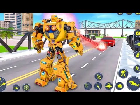 Flying Shark Robot Car Transform Game 🚗💥 | Ultimate Robot Shark Attack Gameplay