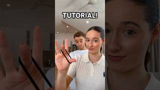 CAN YOU DO IT? 😳🤔🤣 VIRAL TIKTOK HAIR TIE TRICK TUTORIAL? 👀 #shorts #viral #trend #tutorial