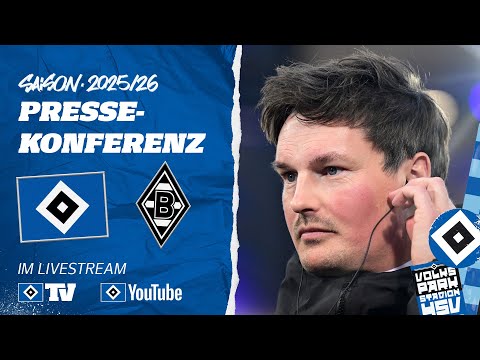 RE-LIVE: PRESS CONFERENCE WITH MERLIN POLZIN | HSV vs. Borussia Mönchengladbach
