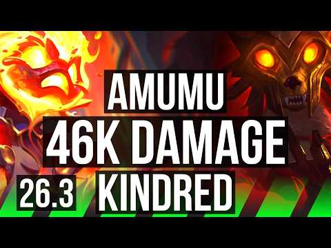 AMUMU vs KINDRED (JGL) | 46K damage | EUNE Master | 26.3
