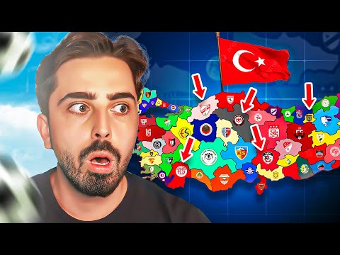TÜM TÜRKİYE HARİTASINI HANGİ TAKIM ELE GEÇİRECEK? // FC 25 HARİTA KAPIŞMASI (54 TAKIM)