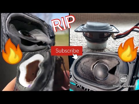 Extreme speaker blowout compilation 😱😋