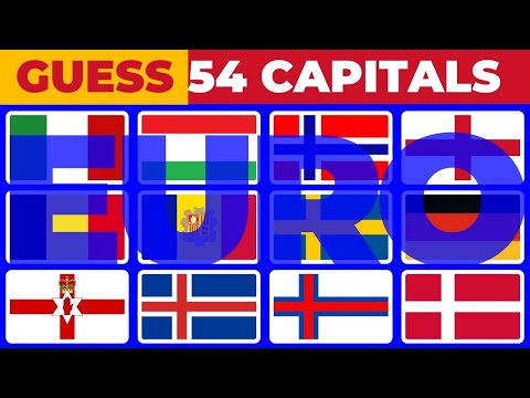 🚩European Capital Cities Edition - Guess the Capital Cities Quiz Challenge | Guess Country Capitals