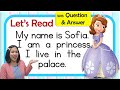 Reading Lesson With Question Answer Reading Comprehension Reading Guide For Kids Teacher Aya