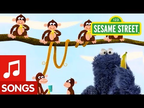 Sesame Street: 5 Little Monkeys with Cookie Monster