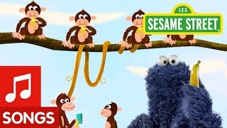 Sesame Street: 5 Little Monkeys with Cookie Monster