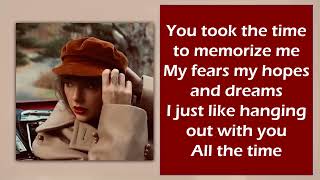 STAY STAY STAY - Taylor Swift (Taylor’s Version) (lyrics)