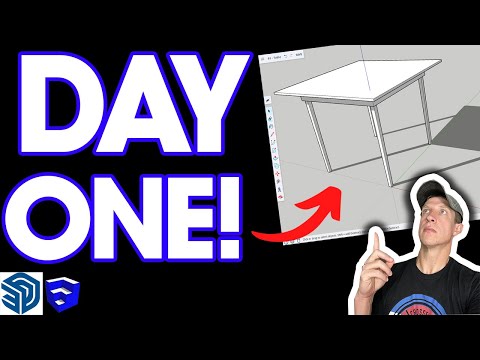 LEARN SKETCHUP in 30 Days - DAY 1 - START HERE!