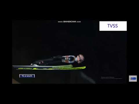 Upadek STEFANA KRAFTA Engelberg 22.12.2019