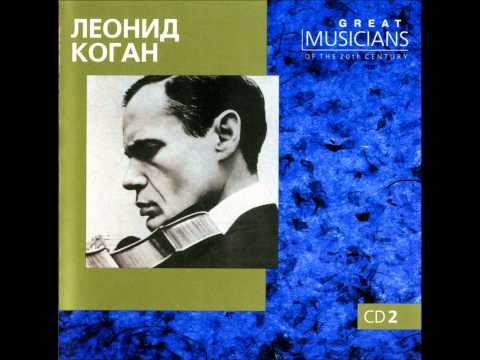 Leonid Kogan - Sarasate: Zigeunerweisen, Op.20