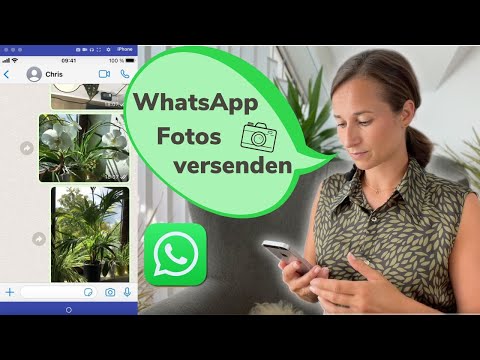 Ein FOTO per WHATSAPP SENDEN und  BEARBEITEN - IPHONE