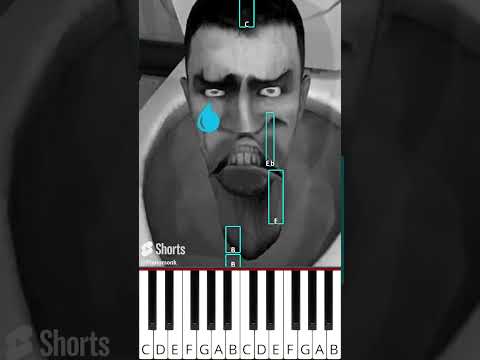 Skibidi Toilet 😁😢😡 Different Moods (@musicoscinicos) - Octave Piano Tutorial