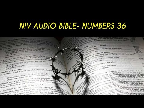 NUMBERS 36 NIV AUDIO BIBLE (with text)