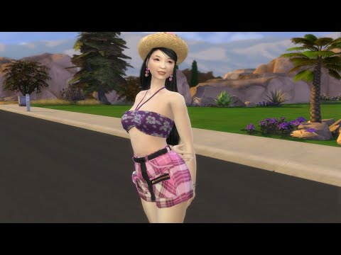 sims 4 premium cc download asian girls female Adriana Montero by Bonita100 Game Video Preview