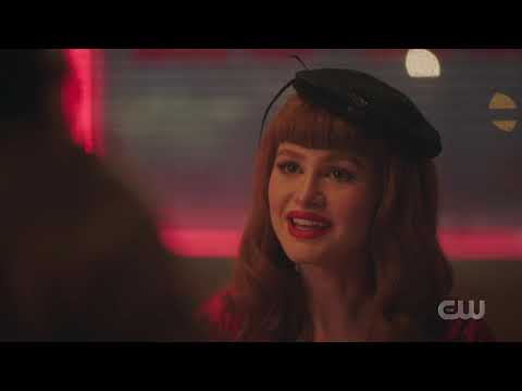 Jughead and Betty with their child at Pop's - Riverdale 06x04