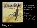 The Scorpion - Megadeth (with lyrics) 
