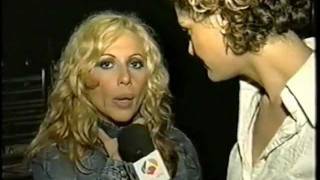 Entrevista después de concierto Gira &quot;Soy Yo&quot; La Coruña (Antena 3) 26/07/2002 - Marta Sánchez