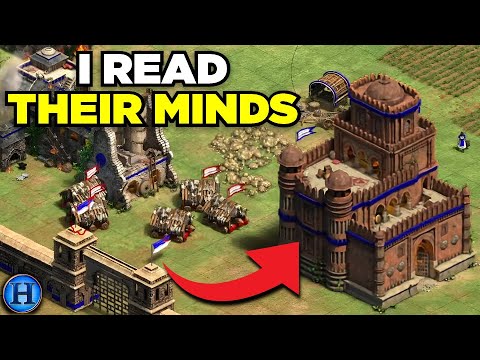 The Greatest 200IQ Prediction of my Life | 1v3 AoE2