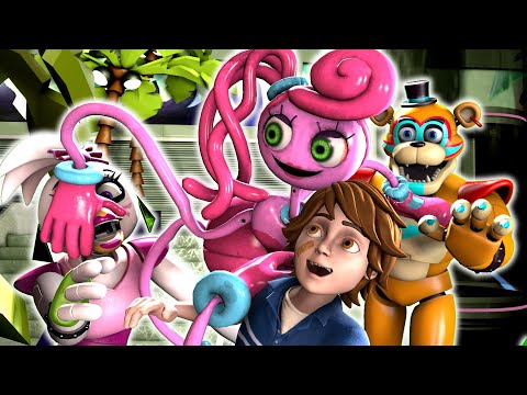 FNAF SECURITY BREACH: GREGORY  VS MOMMY LONG LEGS TRY NOT TO LAUGH