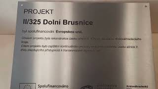 Nerezová cedule povinné publicity