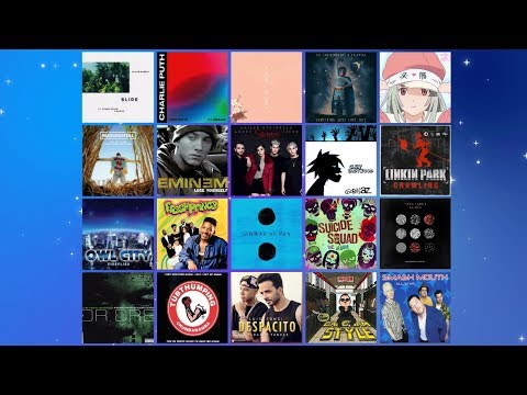 'Slide' by Calvin Harris but it's a Mashup of 20 Songs