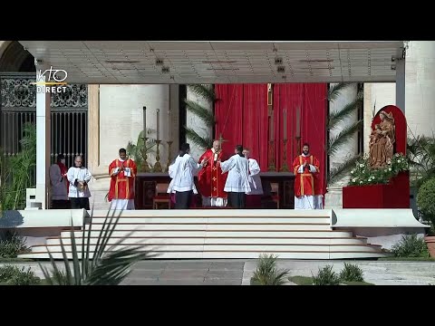 Messe des Rameaux et de la Passion du Seigneur présidée par le pape François à Rome