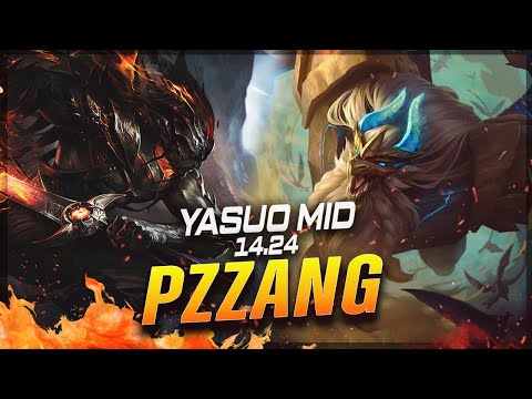 PZ ZZANG - Yasuo vs Galio MID Patch 14.24 - Grandmaster Yasuo Gameplay