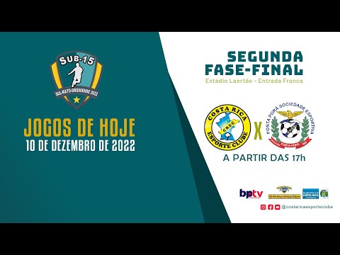 CREC X PONTA PORÃ S.E. - CAMPEONATO SUB-15 2022