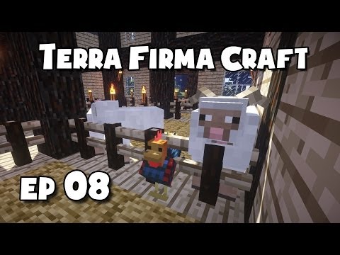TerraFirmaCraft - #8 - Building a Barn