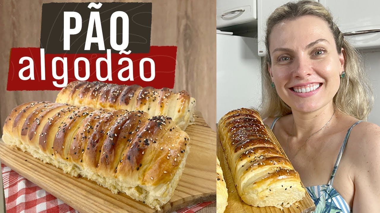 PÃO ALGODÃO - ECONÔMICO E FOFINHO - NÃO PRECISA SOVAR