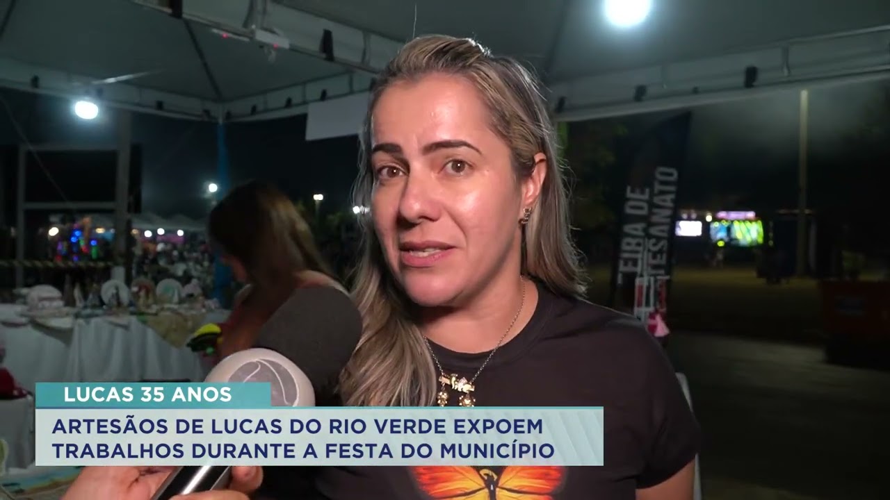 ARTESÃOS DE LUCAS DO RIO VERDE EXPÕEM TRABALHOS DURANTE A FESTA DO MUNICÍPIO