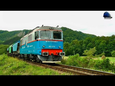 DA 92 53 0 610 003-1 cu Motor MTU/with MTU Engine si Marfar CTV/and CTV Freight Train