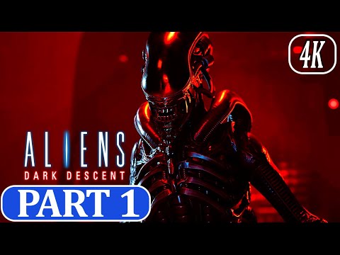 Aliens Dark Descent Walkthrough GAMEPLAY  Part 1 (FULL GAME) (4K 60fps PC) ULTRA No Commentary