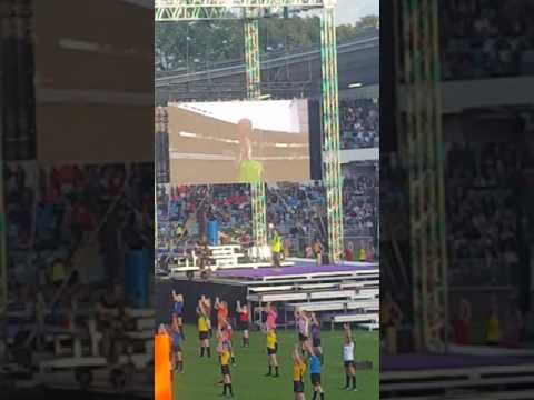 soccer freestyler at the gothia cup opening ceremony 2017