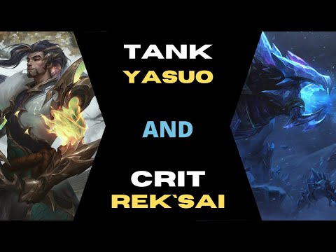 Fun League Builds Montage #6 | Tank Yasuo and Crit Rek`Sai