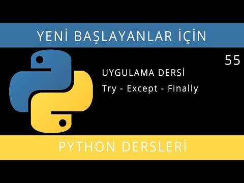 Yeni Başlayanlar İçin Python Dersleri 2019 - Ders 55